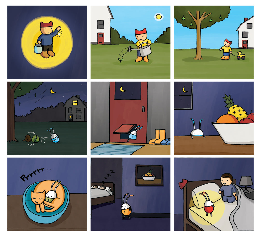 LuMi Lantern | Twin gift set - Raspberry & Pear